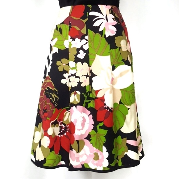 Talbots Dresses & Skirts - Talbots PLUS Silk Floral Midi Skirt